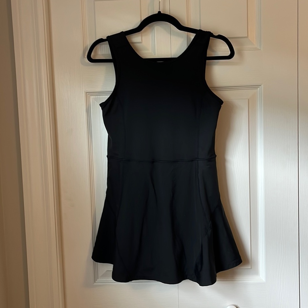 Black Halara Dress with Built In Shorts